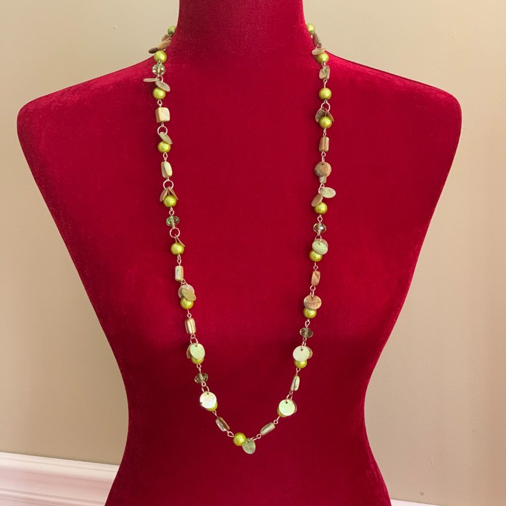 Sparkling Green Necklace - Picture 13 of 16